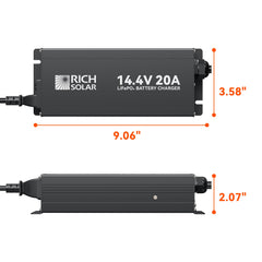 Rich Solar 12V(14.4V) 20A 100-240VAC