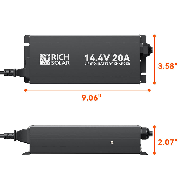Rich Solar 12V(14.4V) 20A 100-240VAC