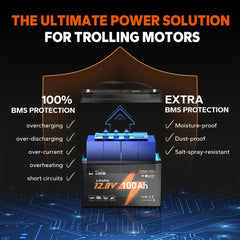 LiTime 12V 100Ah TM LiFePO4 Trolling Motor Battery