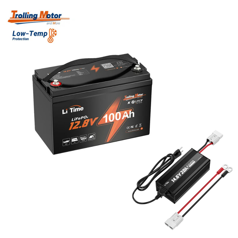 LiTime 12V 100Ah TM LiFePO4 Trolling Motor Battery