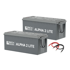 Rich Solar 400Ah 12V LiFePO4 Off-Grid Battery Kit 5.12kWh Deep Cycle Lithium Battery Bank