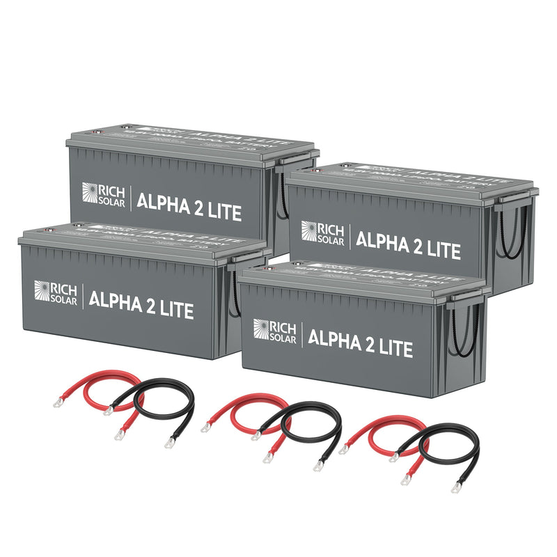 Rich Solar 800Ah 12V LiFePO4 Off-Grid Battery Kit 10.2kWh Deep Cycle Lithium Battery Bank