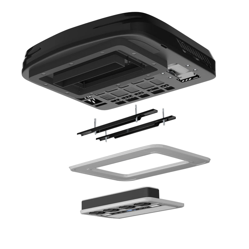 OutEquipPro Summit 2 12V rooftop RV air conditioner, black - view 2