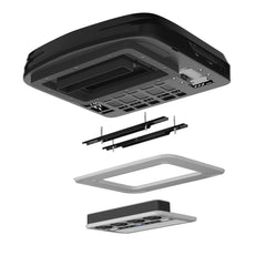 OutEquipPro Summit 2 24V rooftop RV air conditioner, black - view 2