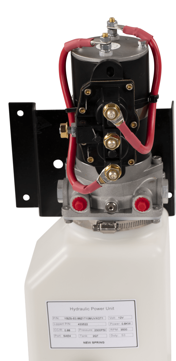 Lippert RV Slide-Out Hydraulic Power Unit with 2 Qt Pump Reservoir - view 7