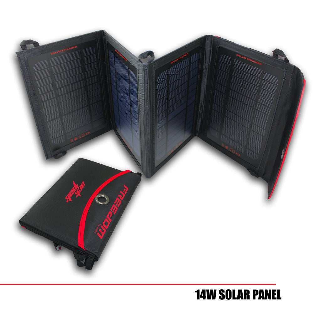 ARK Freedom 14W folding solar panel with USB output - view 2