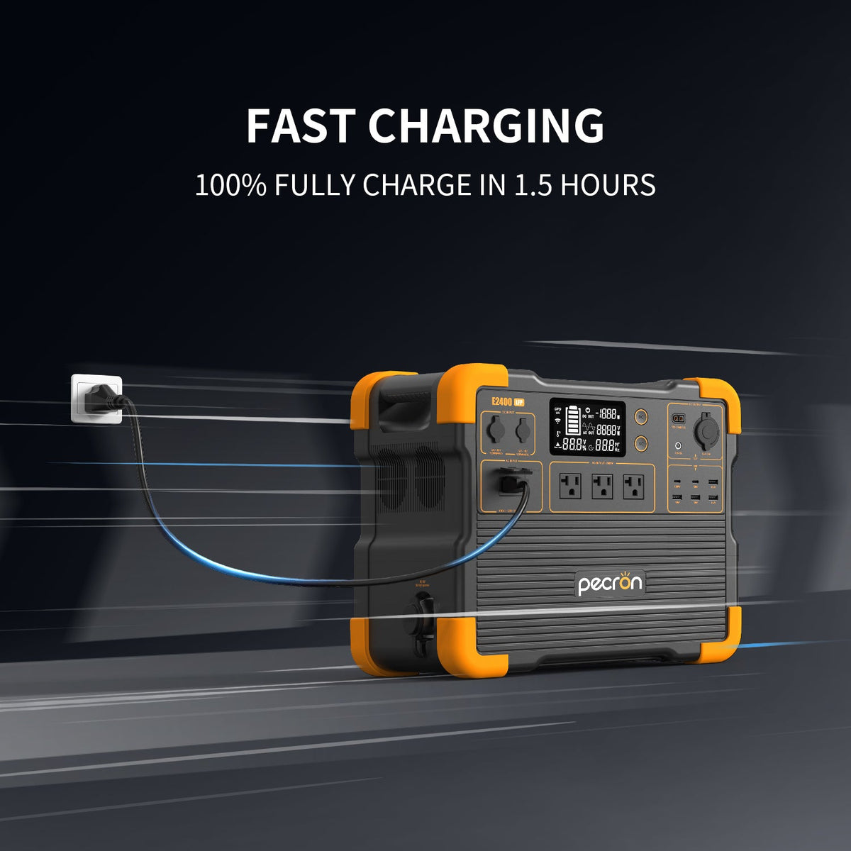 Pecron E2400LFP 2048Wh portable power station - view 2