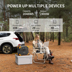 Pecron E2400LFP 2048Wh portable power station - view 4