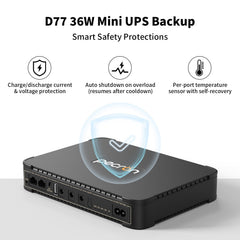 Pecron D77 DC UPS battery backup - view 4