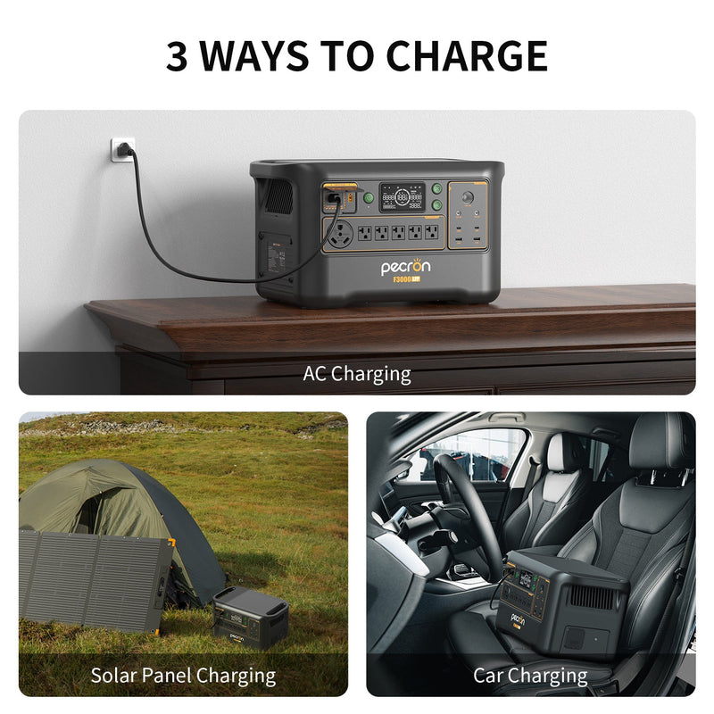 Pecron F3000LFP 3072Wh portable power station - view 4