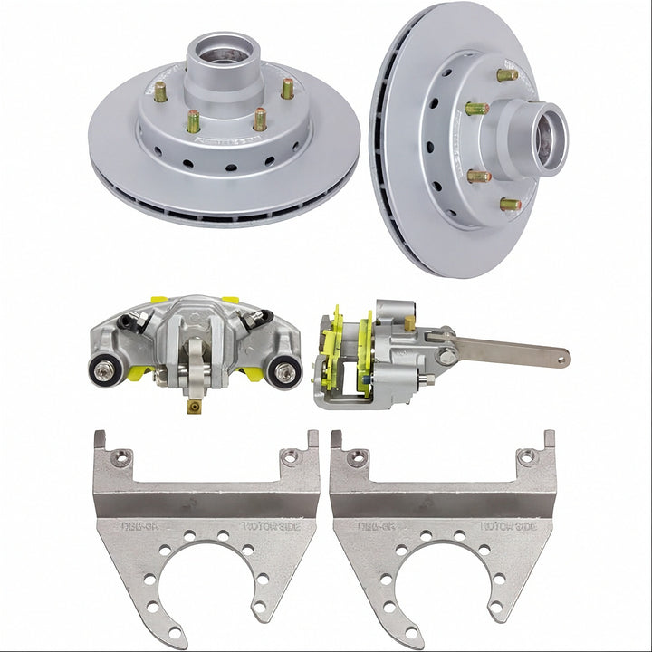 DeeMaxx 6K Integral Disc Brake Kit – One Axle, Mech/Hydraulic (Parking Brake), MAXX Coated (DBI-6K-MECH/MAXX)