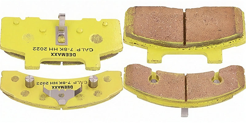 DeeMaxx 7-8K yellow ceramic disc brake pads axle set