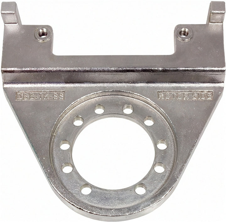 DeeMaxx Disc Brake Bracket for 7K Axle Fits Both Integral and Slip Over Rotor Stainless Steel (DBB-7K-SS)