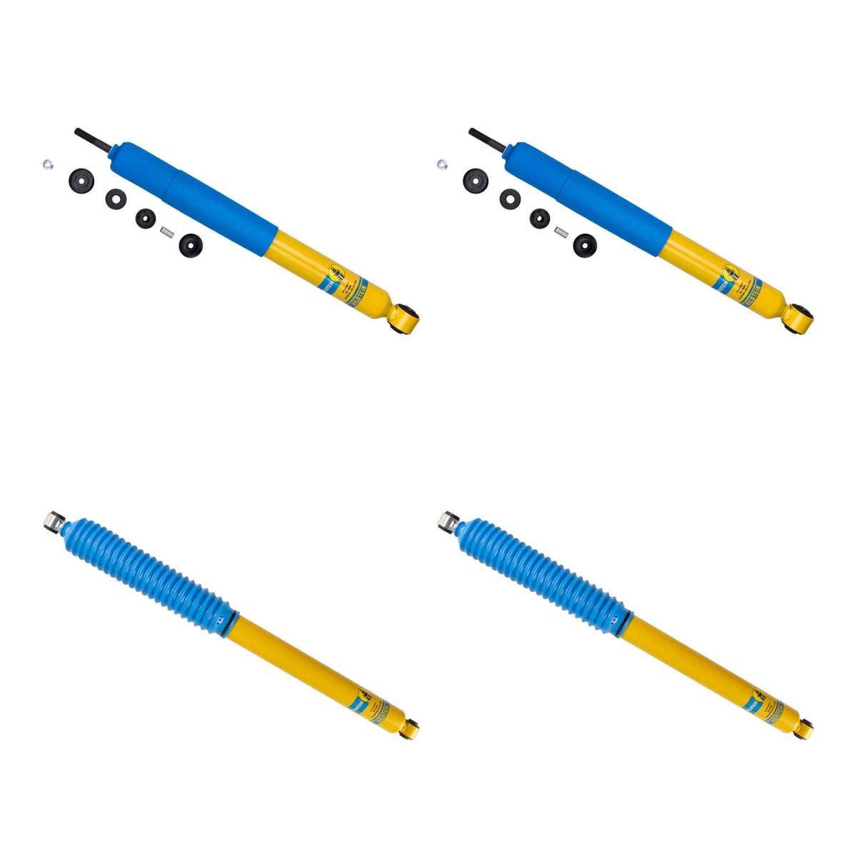 Bilstein Shock Set, 2 Front + 2 Rear, F-250/F-350 4WD 2017-2026 – all 4 shocks in the set
