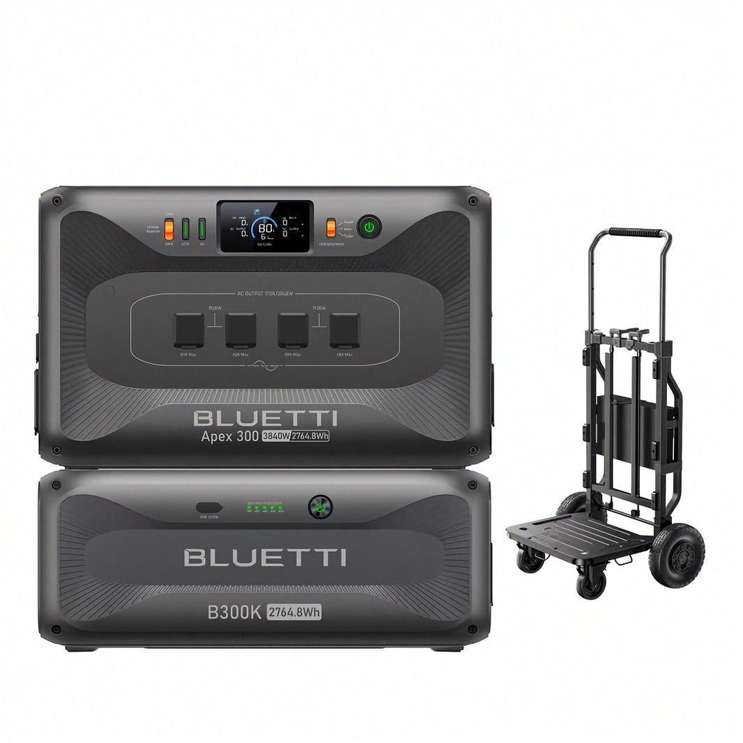 BLUETTI Apex 300 + B300K + Foldable Trolley 2 Bundle