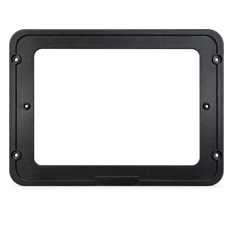 Dometic 9108858153 furnace vent mounting frame, black plastic