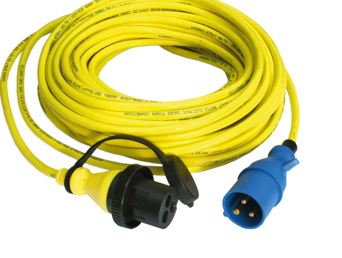 Victron Energy Shore Power Cord 25m 16A/250Vac (3x2.5sqmm) - shore power cord set