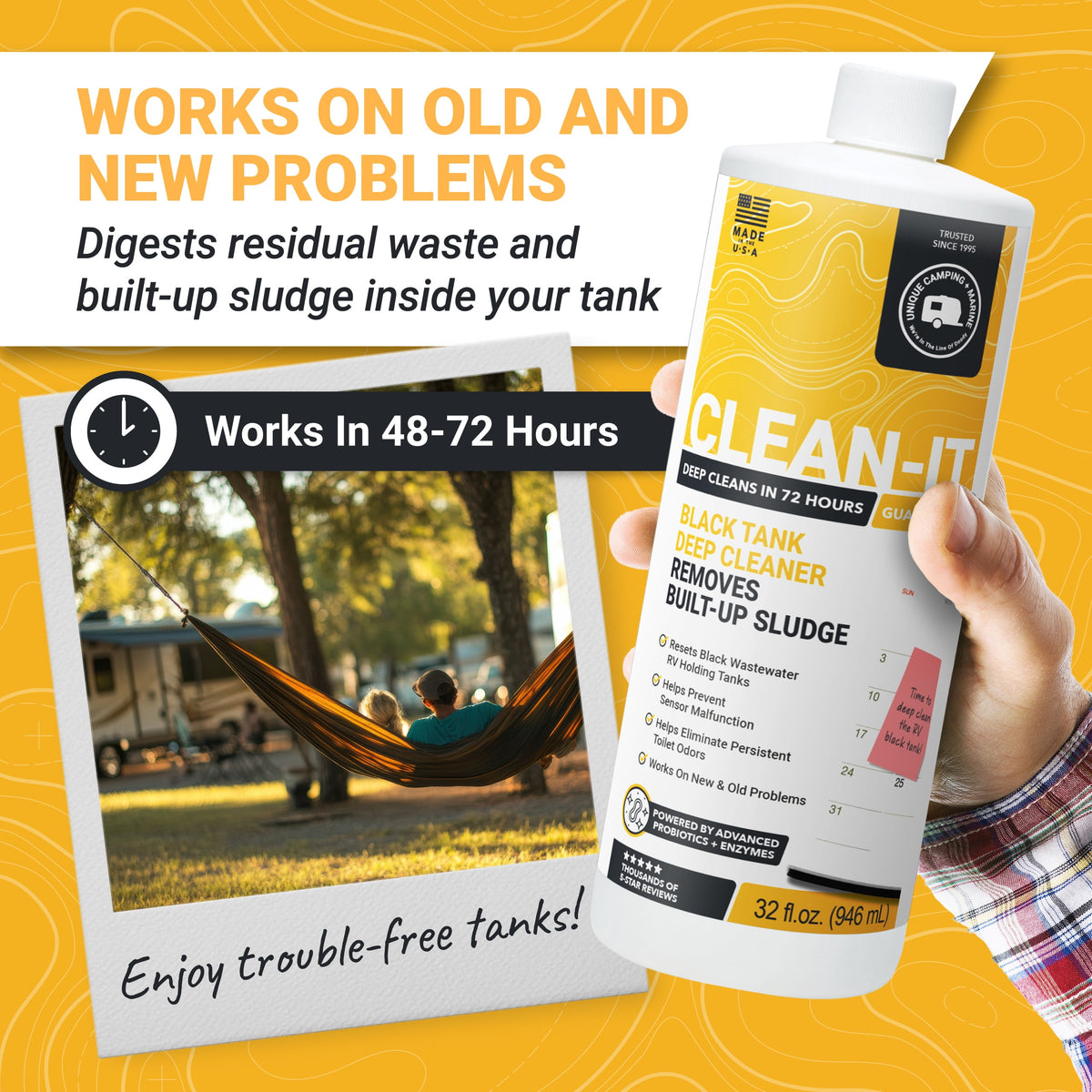 Unique Clean-It black tank cleaner, view 2