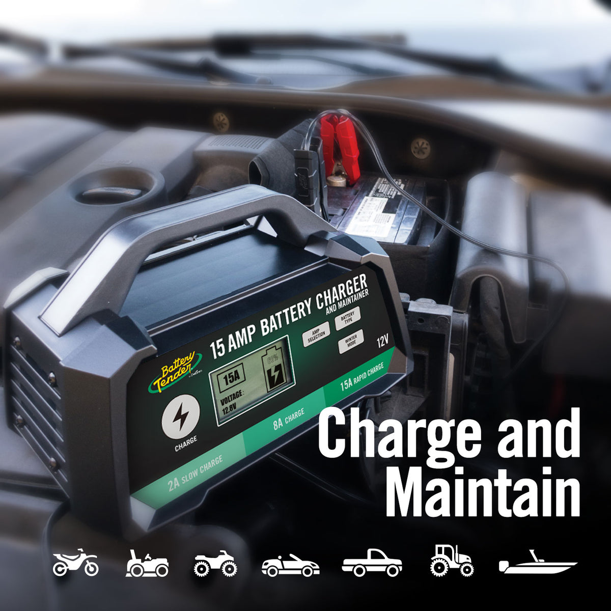 15A battery charger
