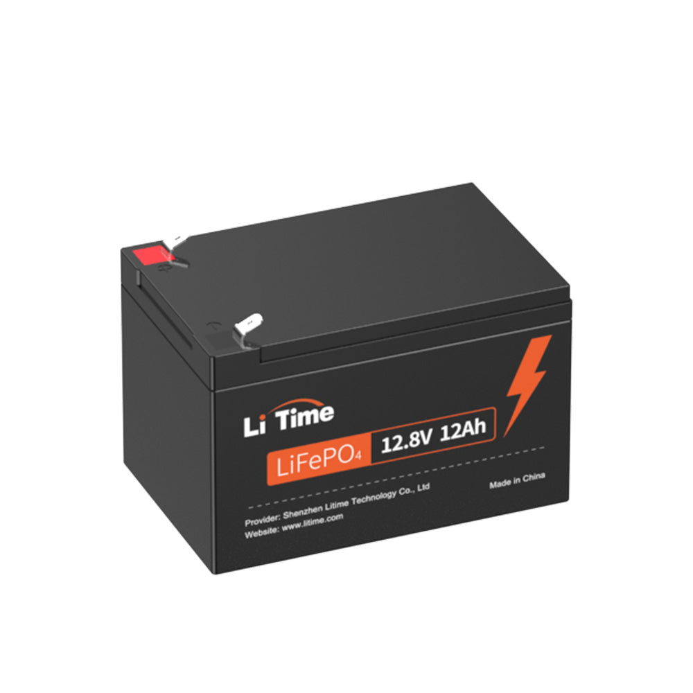 LiTime 12V 12Ah LiFePO4 Lithium Battery