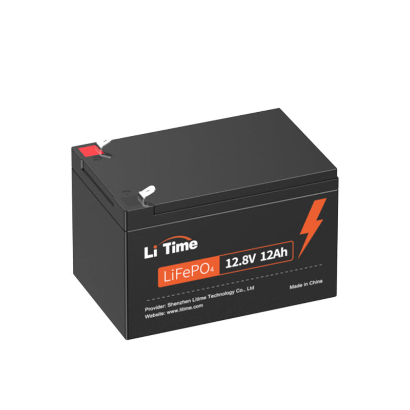 LiTime 12V 12Ah LiFePO4 Lithium Battery
