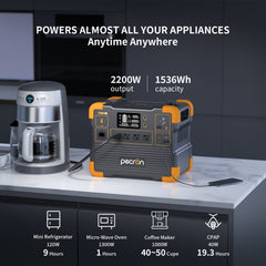 Pecron E1500LFP 1536Wh expandable portable power station - view 2