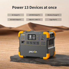 Pecron E1500LFP 1536Wh expandable portable power station - view 3