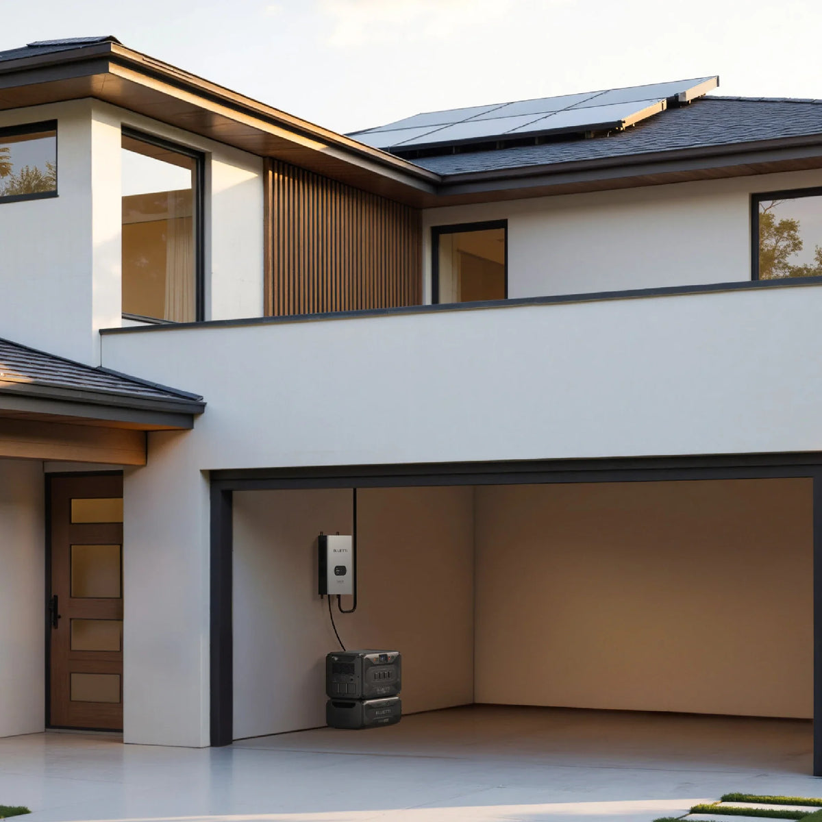 BLUETTI SolarX 4K solar regulator with P090D adapter cable