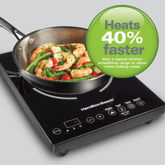 Single-burner induction cooktop, view 2