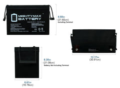 100Ah AGM deep cycle battery
