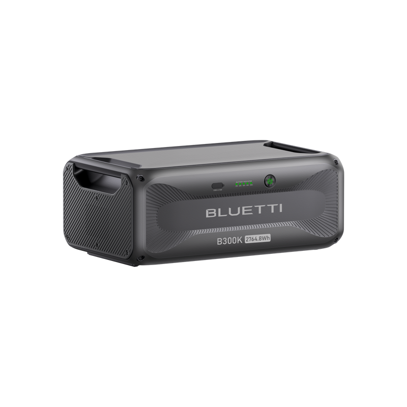 BLUETTI B300K expansion battery front view with USB-A port