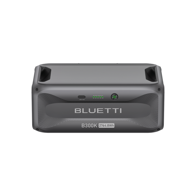 BLUETTI B300K expansion battery front view with USB-A port