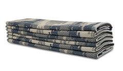 Lighted reversible RV patio mat 9 x 12 ft, grey/blue