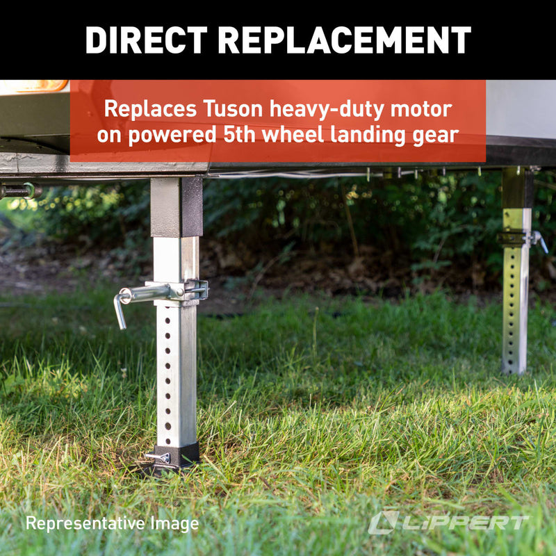 Lippert Tuson Heavy-Duty Electric 5th Wheel Landing Gear Motor - view 7