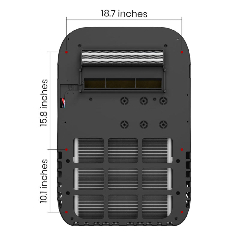 OutEquipPro Summit Flex 12V wall or roof mount air conditioner - view 5