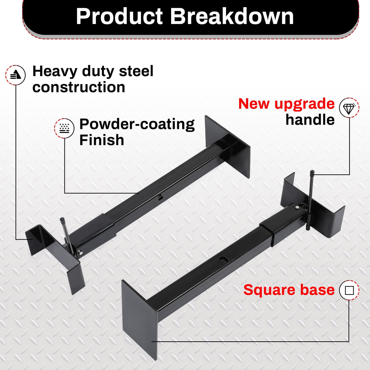 RV slide-out stabilizer jacks 2-pack