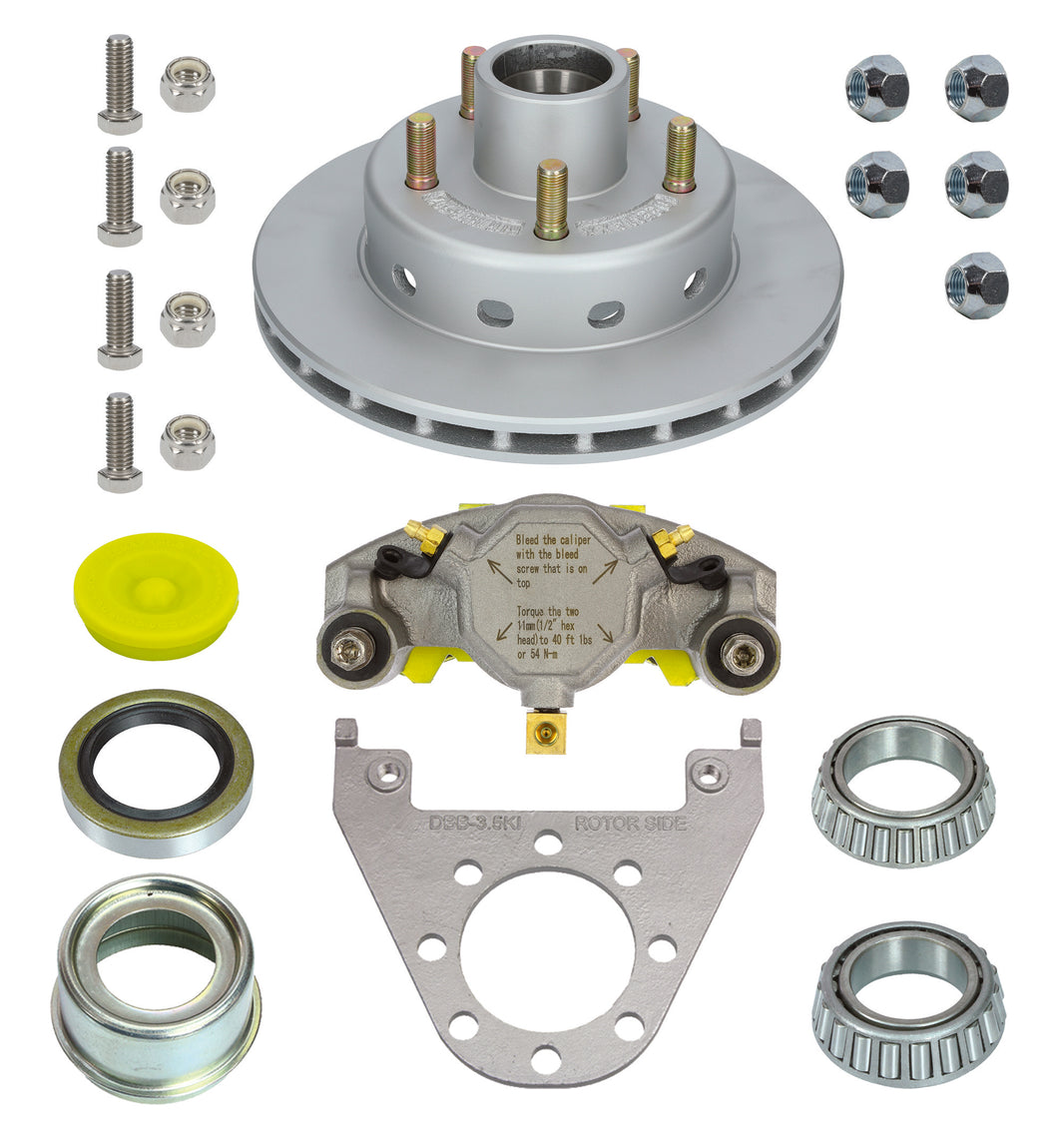 DeeMaxx 3.5K single-wheel disc brake kit MAXX coated
