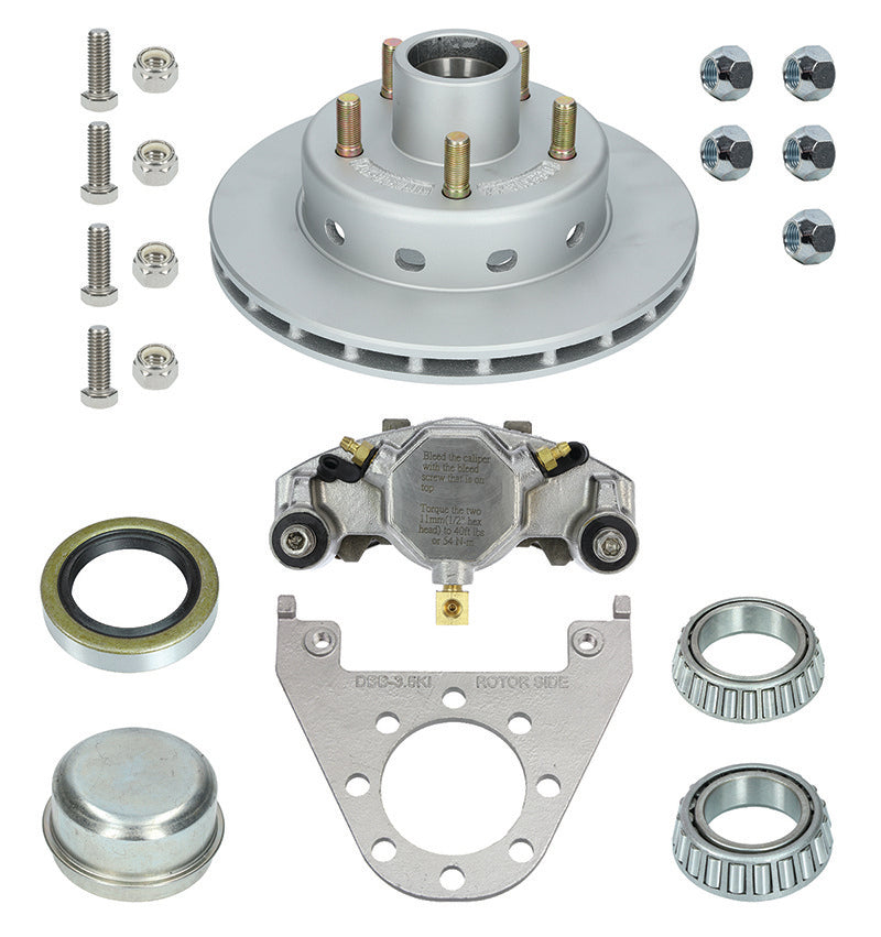 DeeMaxx 3.5K single-wheel disc brake kit MAXX rotor stainless caliper