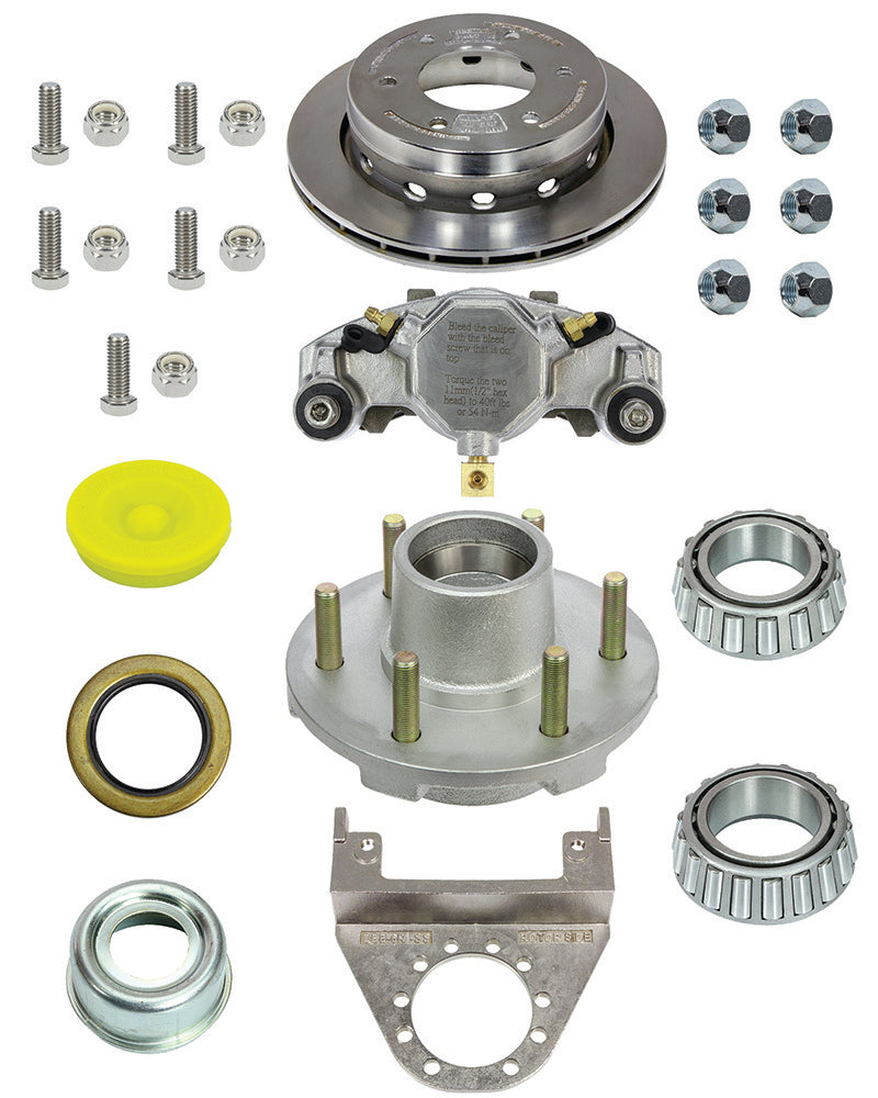 DeeMaxx 6K single-wheel disc brake kit stainless steel
