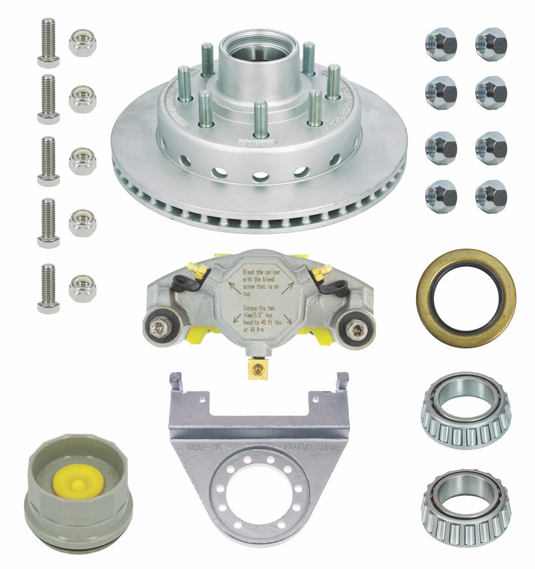 DeeMaxx 7K single-wheel disc brake kit MAXX coated with oil hub