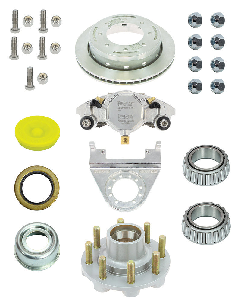 DeeMaxx 7K single-wheel disc brake kit stainless steel