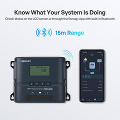 Renogy Rover 2 compact MPPT charge controller, front view