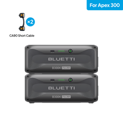 BLUETTI two B300K expansion batteries for Apex 300 station