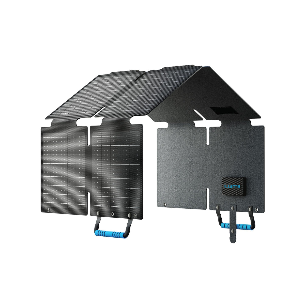 BLUETTI SORA 60 portable solar panel unfolded front view