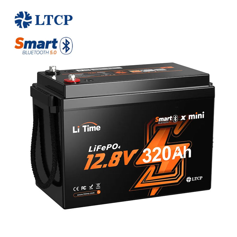 LiTime 12V 320Ah Mini Bluetooth LiFePO4 Battery