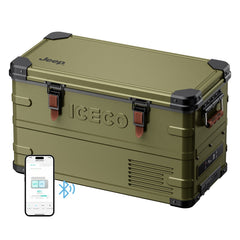 ICECO x Jeep APL35 limited edition dual zone fridge freezer, 41 Green