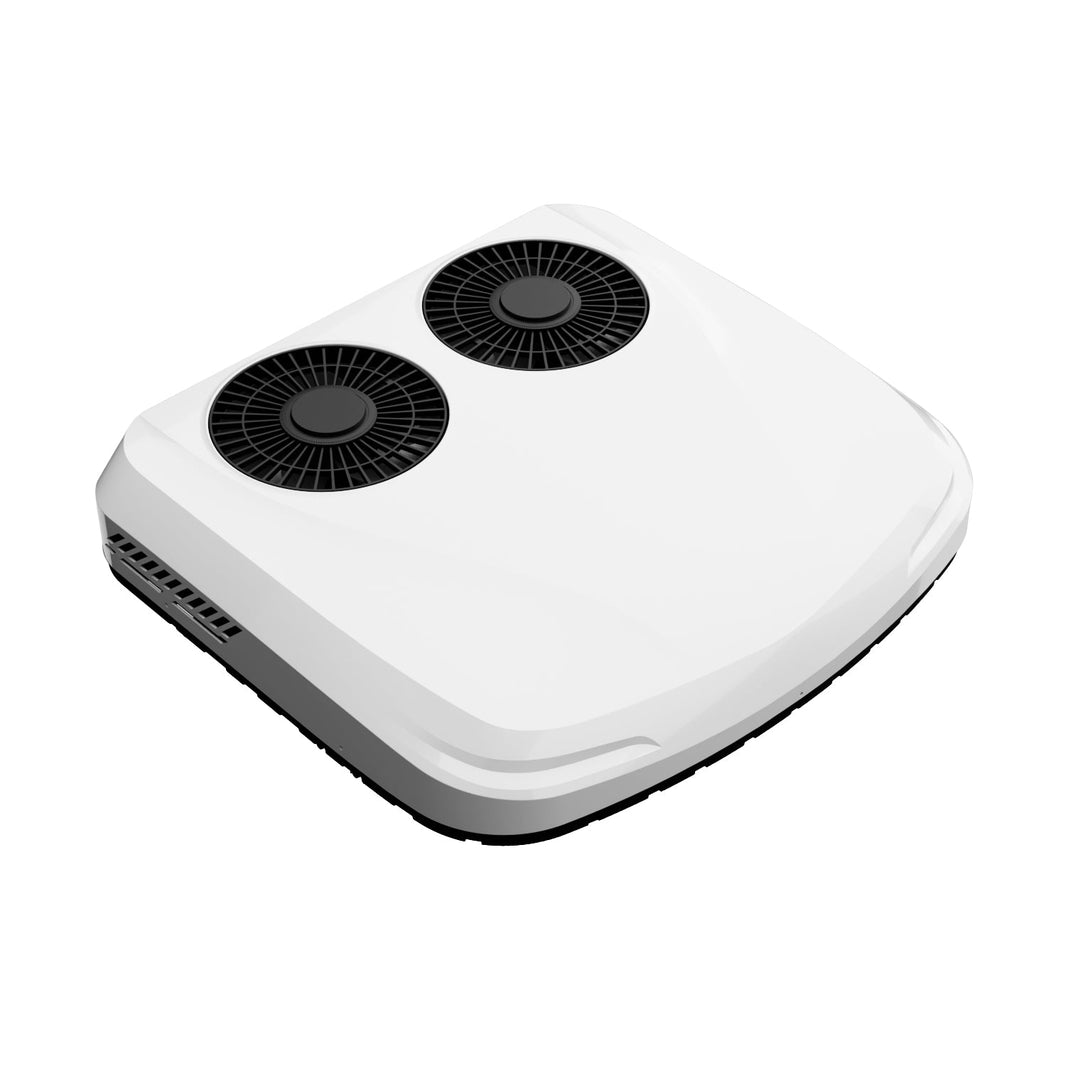 OutEquipPro 12V low-profile rooftop air conditioner 13,500 BTU