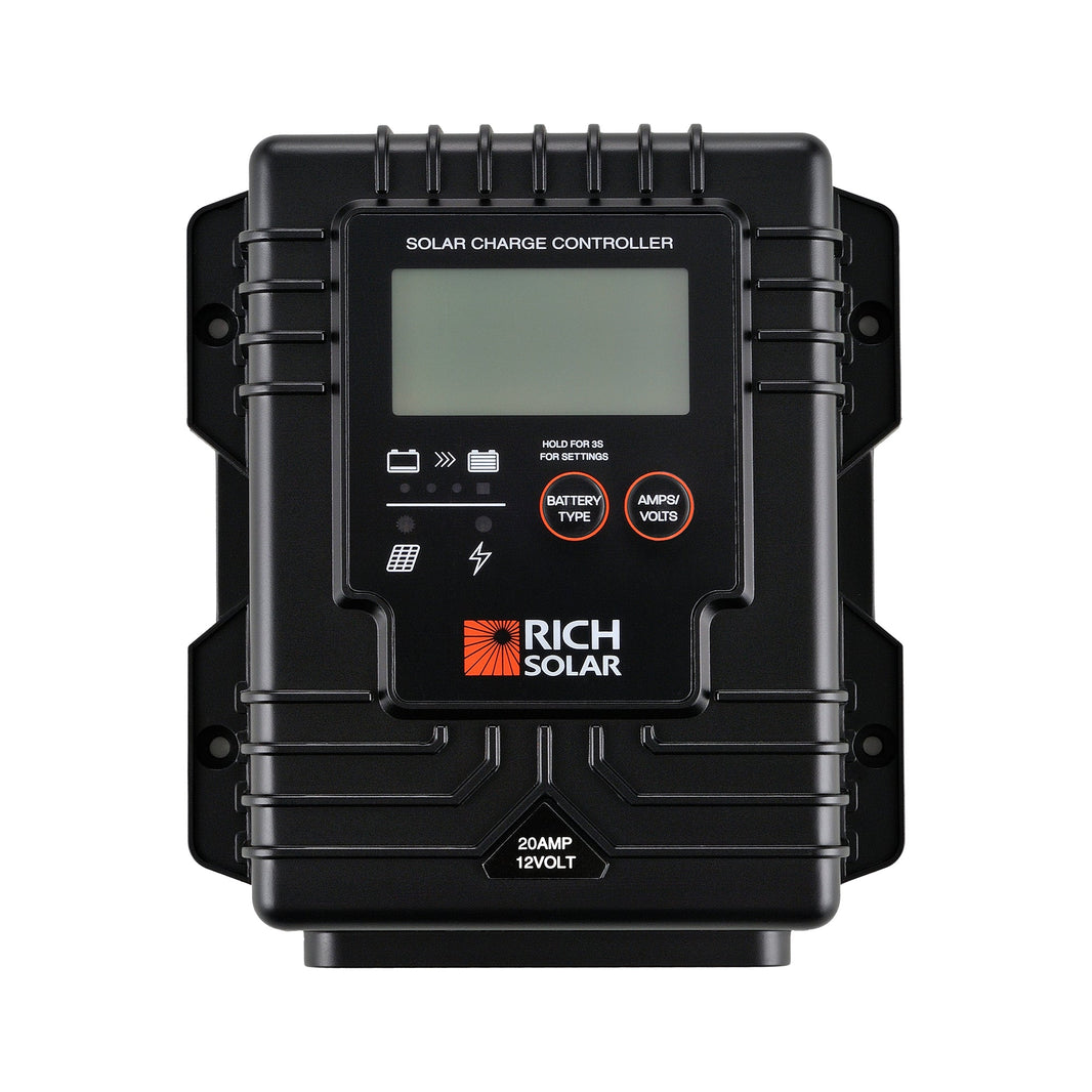 Rich Solar BRAVO Waterproof 20 20 Amp Waterproof PWM Solar Charge Controller