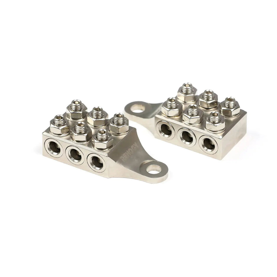 Renogy 12-way battery terminal distribution block pair