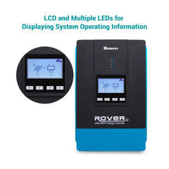 Renogy Rover 100 amp MPPT solar charge controller with LCD